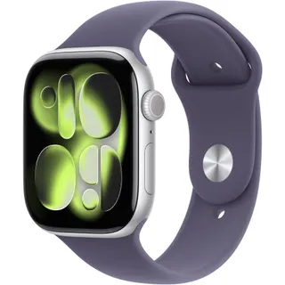 Montre connectée APPLE WATCH 42mm Alu Arg / Violet Serie 11 S/M Cellular Reconditionné