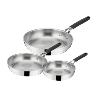 Batterie de cuisine LAGOSTINA 3 poeles Esperta Triply 20/24/28cm