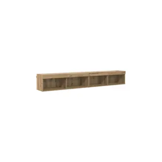 Meuble TV HELLOSHOP26 Lot de 2 meubles TV muraux pratiques mod