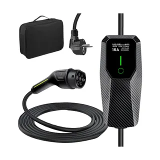 Accessoire borne de recharge JUNSUN Câble de charge EV Type 2 3.5 kW 16A 4M