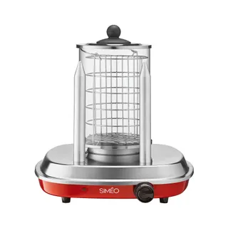 Appareil à Hot dog SIMEO HDI560 + 2 bouteilles à condiments