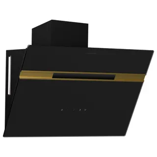 Hotte décorative murale inclinée KLARSTEIN Alina 60 cm CEE A 600 m³/h 52 dB noir