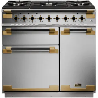 Piano de cuisson gaz FALCON ELISE LUXE  TAB GAZ 90 CMINOX et NOIR L