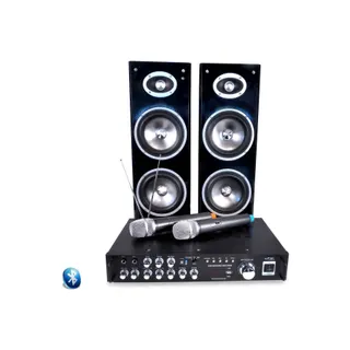Karaoké LTC karaoké 80W USB BLUETOOTH  STAR3-WM