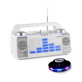 Jeu de lumières IDANCE Enceinte IDANCE XD2 50W à LEDs bleu AUX/