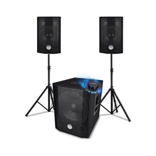 Pack sono BM SONIC triphonique BMS 1208, Caisson bi-amplifi