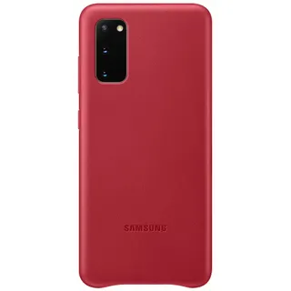 Coque SAMSUNG S20 Cuir rouge bordeaux