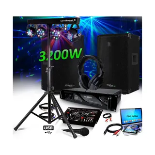 Pack sono BM SONIC Pack DJ SONO IBIZA SOUND 3200W DISCO12 S