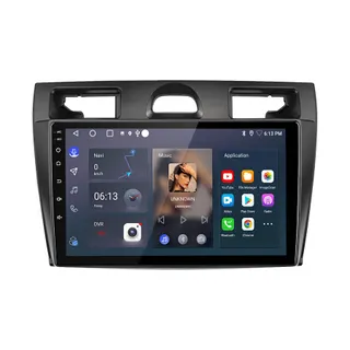 Autoradio connecté JUNSUN pour Ford Fiesta MK5 2002-08 128GCarplay