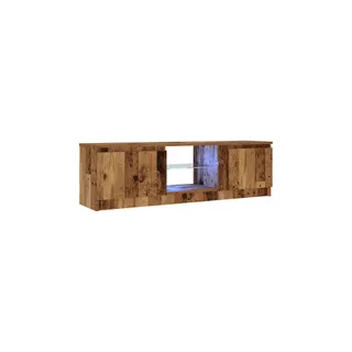 Meuble TV HELLOSHOP26 Meuble TV flottant moderne avec lumières