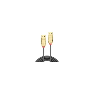 LINDY Câble DisplayPort 1.4 3m GOLD Line