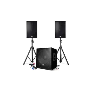 Pack sono BM SONIC Pack Sono 2500W 2x15" Caisson BT USB 32G
