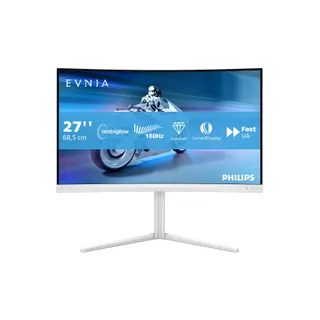 Ecran PC Gamer PHILIPS Evnia 27M2C5501 27" Incurvé QHD 180Hz Fast VA HDR10 Ambiglow