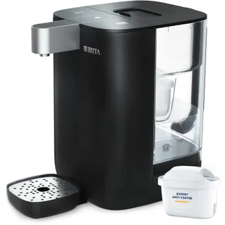 Fontaine à eau BRITA CUBE (4.0 L) technologie UV-C + 1 filtre à eau MAXTRA PRO Expert anti-tartre