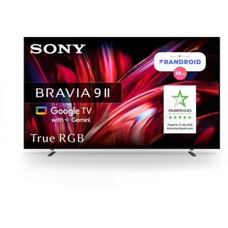 TV RGB SONY 115 BRAVIA 9 II (2026) 115" (291 cm) - True RGB (ultra lumineux), 120Hz, Google TV