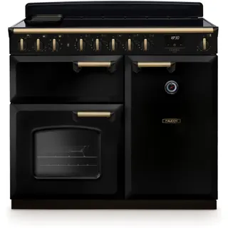 Piano de cuisson induction FALCON NGC TAB IND 100 CM NOIR LAITON ANTIQUE