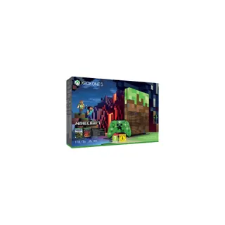 Console Xbox One S MICROSOFT 1To Minecraft Edition limitée Reconditionné