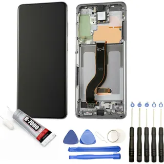 Ecran téléphone VISIODIRECT Ecran LCD+Vitre pour Samsung Galaxy S20+