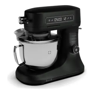 Robot pâtissier KLARSTEIN Chiara 1600W 12 vitesses Bol Inox Noir