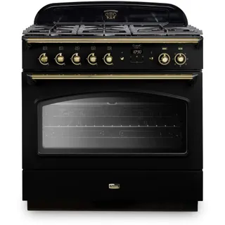 Piano de cuisson gaz FALCON CLASSIC FX  TAB GAZ 90 CM NOIR LAITON