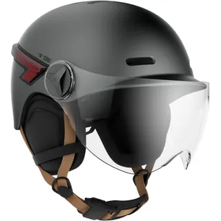 Casque trottinette CASR Led Glow gris taille M