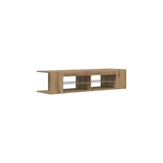 Meuble TV HELLOSHOP26 Meuble TV moderne avec rangements 135 x