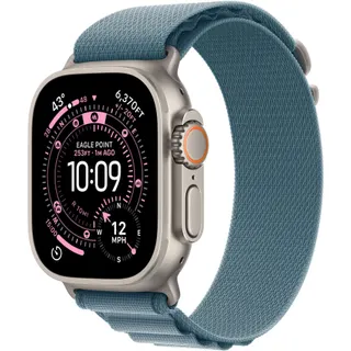 Montre connectée APPLE WATCH 49mm Tit Nat / Bleu Alp Ultra 3 M Cellular Reconditionné