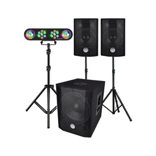 Pack sono AUDIOCLUB Pack SONO COMPLET BMS1208, Caisson bi-am