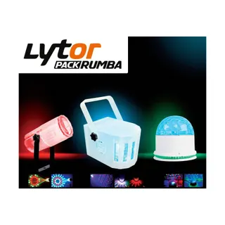 Jeu de lumières LYTOR Pack Jeux lumi Derby Moon Flor LED RUMBA