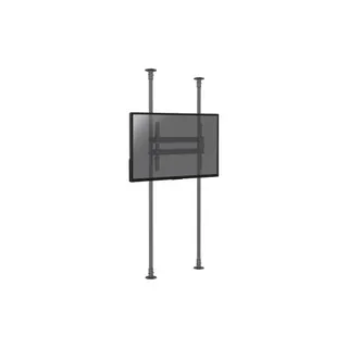 Pied TV KIMEX sol-plafond TV 50"- 100", Hauteur 240cm