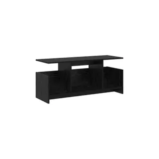 Meuble TV HELLOSHOP26 Meuble TV rectangulaire moderne rangemen