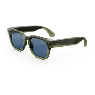 Lunettes connectées META Glasses Fury Vert foncé verres bleu clair