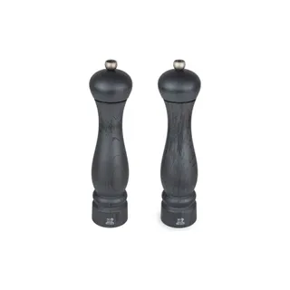 Duo moulins à poivre et sel PEUGEOT Clermont Bois Graphite 24cm