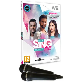 Jeu Wii KOCH MEDIA Let's Sing 2018 + 2 micros