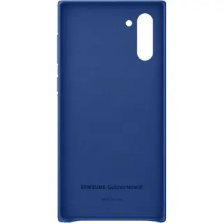 Coque SAMSUNG Note 10 Cuir bleu
