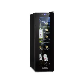 Cave à vin de service KLARSTEIN Shiraz 12 Slim Uno - Noir