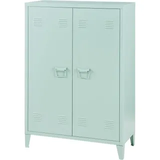 Armoire HELLOSHOP26 Casier de bureau métallique à 2 portes 1