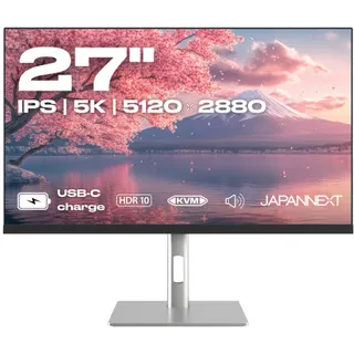 Ecran PC 5K JAPANNEXT JN-IPS275K-HSPC9 5K 27'' IPS 5K HDR10 DCI-P3 HDMI - DP - USB-C 90W - KVM