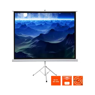 Ecran de projection CELEXON sur pied basic 220x220