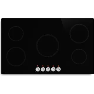 Plaque induction KLARSTEIN Kochheld 5 feux Élégante 8700W 90cm Noir
