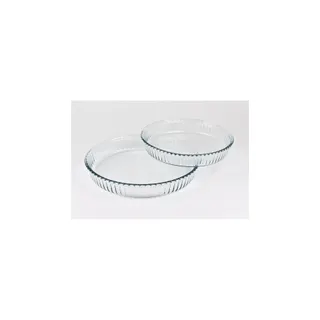 Moule à tarte BORCAM 26 et 32 cm lot de 2