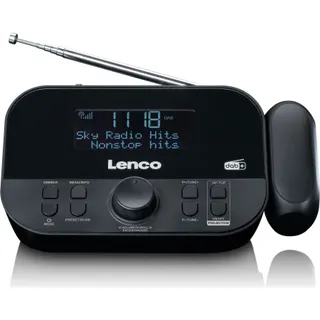 Radio réveil LENCO CR-615BK
