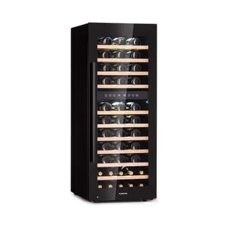 Cave à vin de service KLARSTEIN Barossa 73 Duo - 192L - Noir
