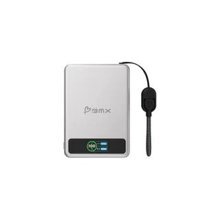Batterie externe BMX SolidSafe 5000mAh Qi2 15W avec Écran LCD