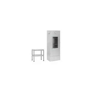 Grille barbecue VIDAXL Acier 44.5 x 29 x 110 cm Argent
