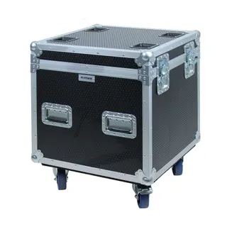 Flight case KIMEX malle 60x60x60m + rangement intérieur