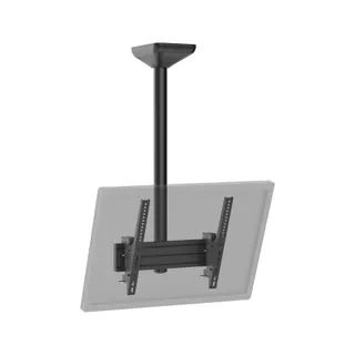 Support plafond TV KIMEX 1 TV 43''- 75'' Hauteur 100 cm, noir