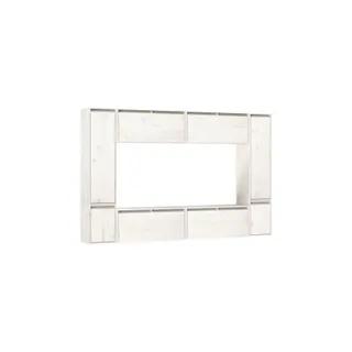 Meuble TV HELLOSHOP26 Lot de 8 meubles TV suspendus décoratifs