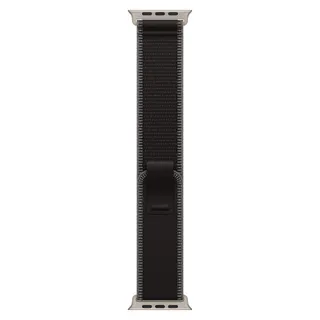 Bracelet APPLE 49 mm M/L  Trail noir/charbon naturel