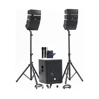 Pack sono BM SONIC Pack Sono 1200W BT USB 2 Micros Table Mi
